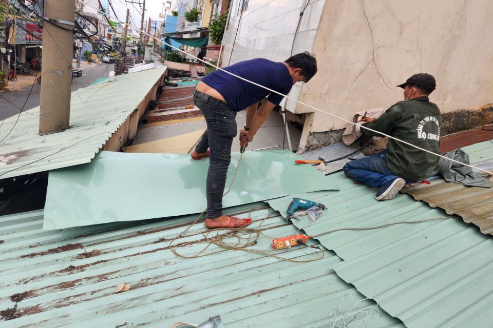 Thợ chống dột mái tôn tại Biên Hòa Đồng Nai